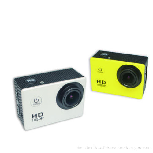 Helmet WiFi Mini Camcorders, FHD1080P at 30fps 1.5" LCD Screen, Waterproof, 60m